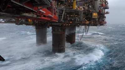 I thought this oil rig looked the part, hope it fits the rules.