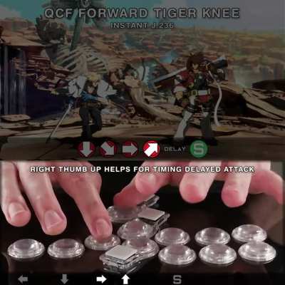 TK QCF (P1) on Hit Box ULTRA - Guilty Gear Strive