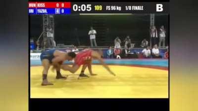 Made a video compilation of Reza Yazdani's snatch single. He's multiple times Gold medalist at world's championship. And this is probably the most OP technique for strong short stocky guys.