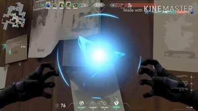 Missed my ace on the first try, didn't miss the next round