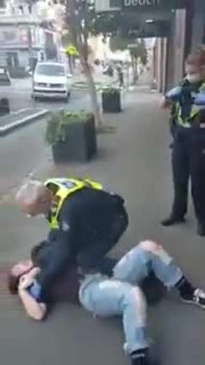 This is how the Australian police will deal with you if you treat public health and safety directives as a threat to your masculinity or nutjob conspiracy.