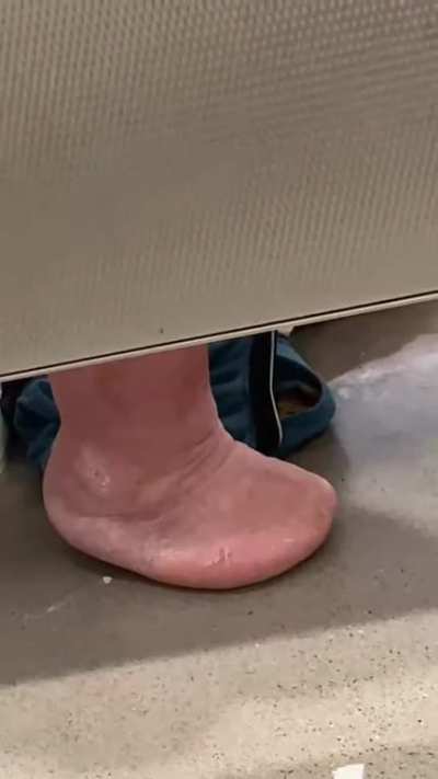 I have no context for this public restroom nightmare.