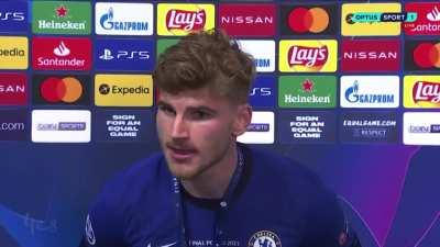 Werner - I don't understand the question but I don't care we won