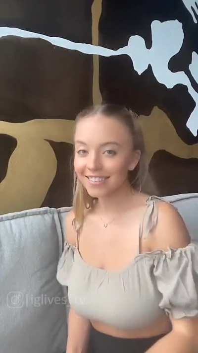 Sydney Sweeney Instagram Live Stream from August 27, 2020