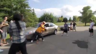 college girls fight (1 bloodied at the end)