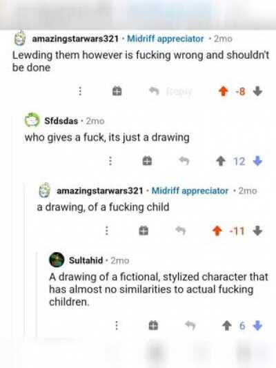 Not rule, just hate that fucking sub