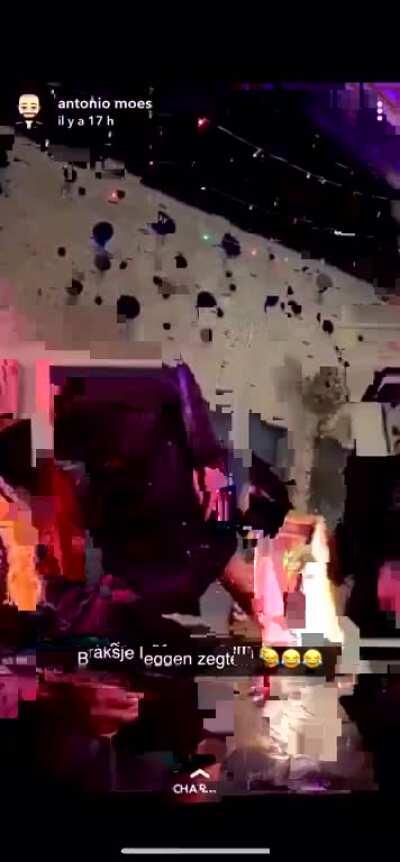 Israeli man vomits on a black woman before smashing her over the head with a glass bottle