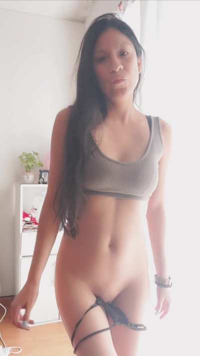  Tell me you want my thong and also my delicious pussy 