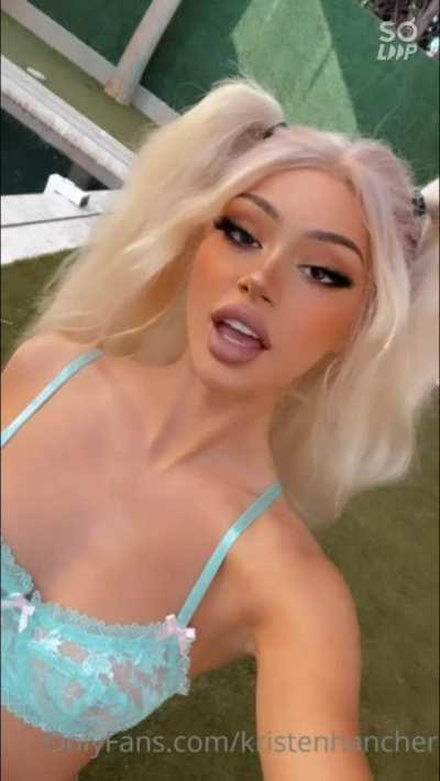 Kristena Hatcher, check comment section for her latest collection......