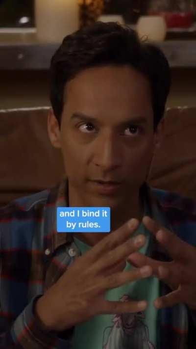 Abed saying everything we DMs have been thinking