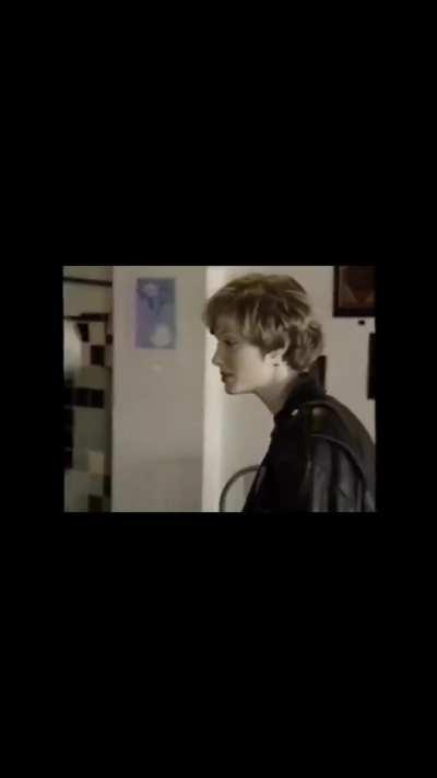 A short video of a young Christina