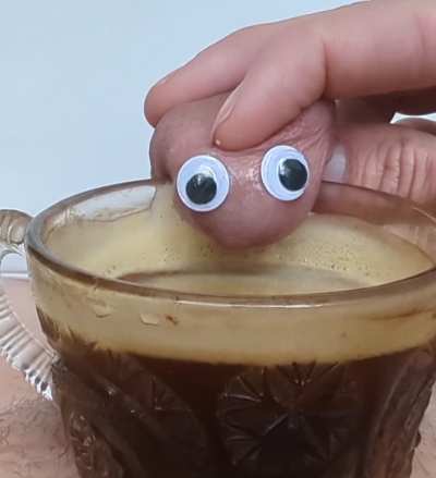 Something's been drinking my coffee when I'm not looking, finally found the culprit