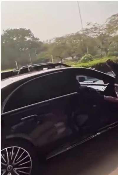 When you're a big shot, even the door opener needs a door opener.