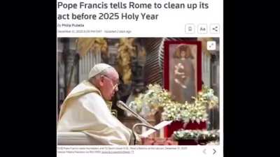 Someone has probably already posted this, but Pope Francis made his first public appearance in months today!!