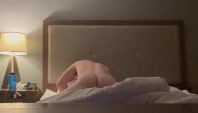 Putting those extra hotel pillows to good use!