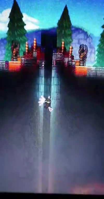 Bad quality but this is my nether portal with a little surprise