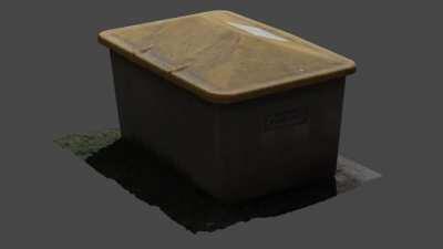 3D-Modell eines Streugutcontainers!