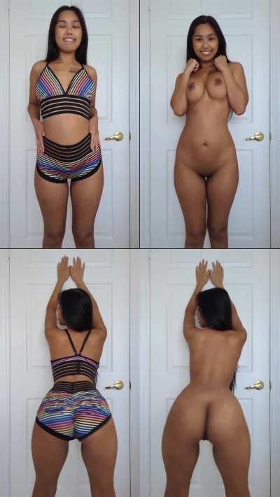 This outfit is cute, but do I look better naked?