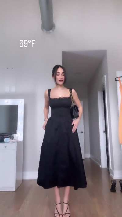 Black Dress Lovely Vibe 