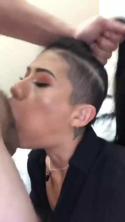 Latina Gets Face Fucked