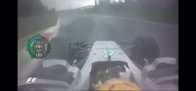 How the Maryland plate Nissan Altima with one taillight knocked out is moving on 495 during torrential downpour