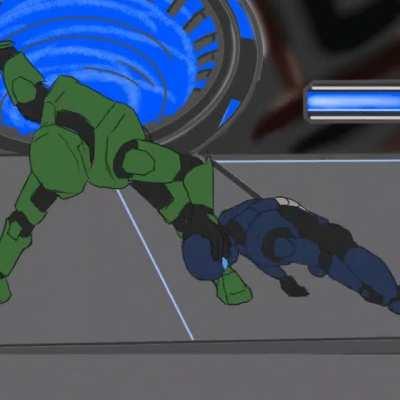 My short animation on how the Chief vs Locke fight should have gone.