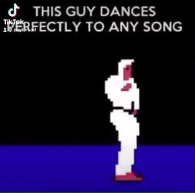 Blursed guy dance