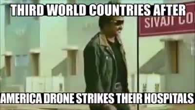 Hell yeah, bomb them hospitals 😎