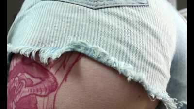 Shove your nose in my Gassy Jean Shorts [f] (oc)