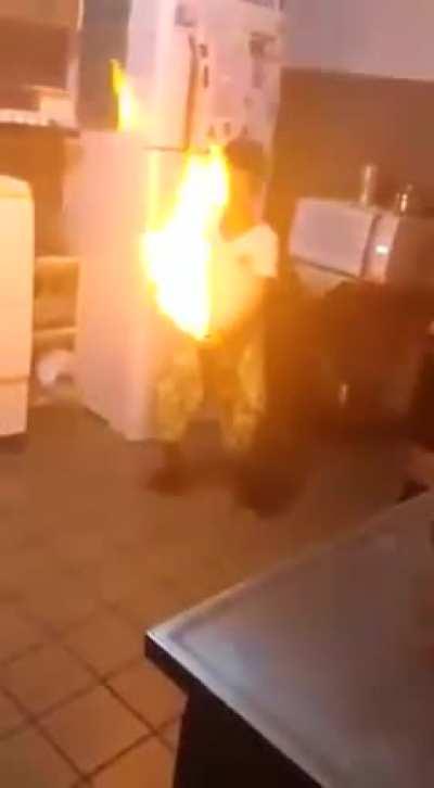 flaming penis