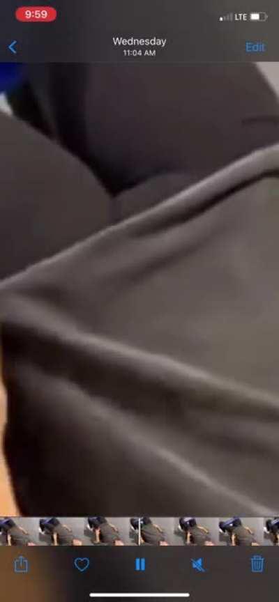 She can’t hide that phatty