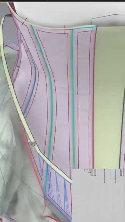 How to make an asymmetrical corset in CLO3D