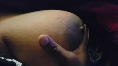 Amateur MILF's Areolas are so Big, You Won't Believe What Happens Next! Watch as she Enjoys Nipple Play and Tit Worship in this Hot Ebony Huge Tits Natural Tits Porn!