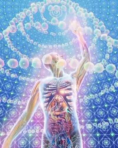 Alex Grey's first NFT drop, very FI