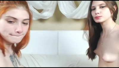 Megan loves kissing her best friend Polly on live stream