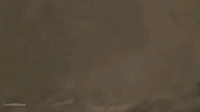 Me and my team mates when we see 3 dots on the heartbeat sensor in the tiny little hut