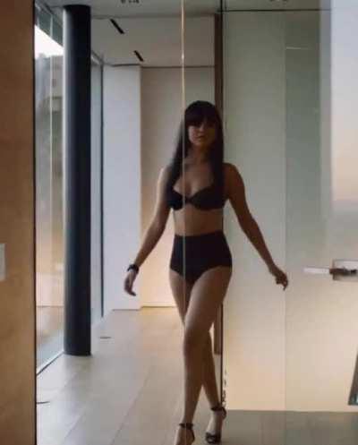 I love watching my gf Selena Gomez undress and walk into our room where my bully awaits her they are in there hours I wouldn’t last 1 minute that’s why she needs a real man