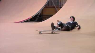 Tony Hawk at 52 landing possibly his last 720