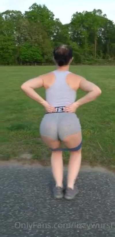 OF working out with jiggle, its something but it should be topless