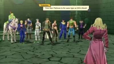 So it's the same type of stand as Star Platinum?