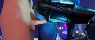 Widowmaker fucked on roof top