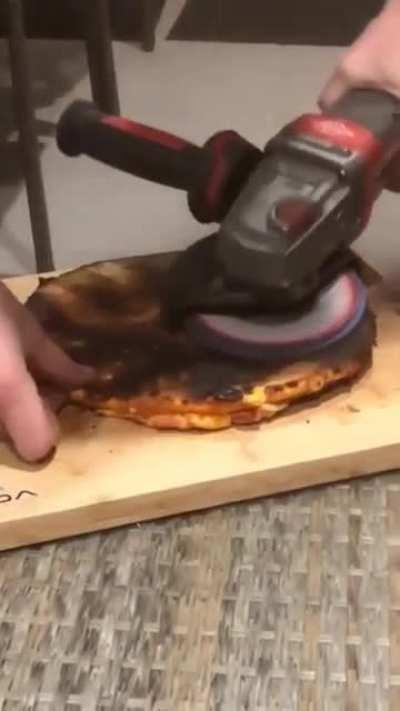 How to save burnt pizza