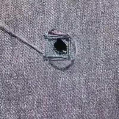How to fix holes in clothing