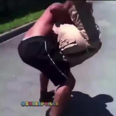 My first fight i lowkey think i may have lost this idk. who yall think won? (im white shorts)