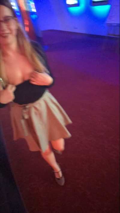 Quick cinema flash, i know they will watch it on repeat on their CCTV (;