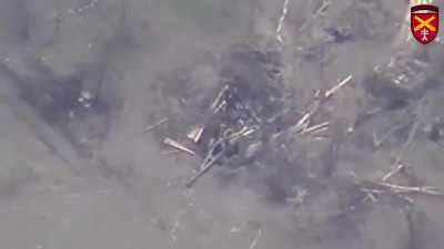 Ukrainian 44th separate artillery brigade destroyed Russian Msta-B, D-30, enemy ammunition depots + Russian infantry. Zaporizhzhia direction. April 2025