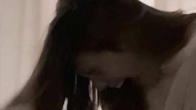 Elizabeth Olsen riding