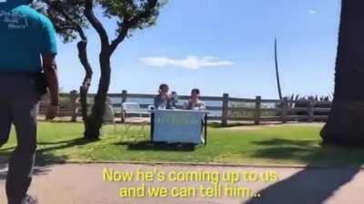 When you get caught filming without a permit