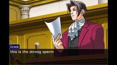 Average Turk vs Greek debate but it’s Ace Attorney