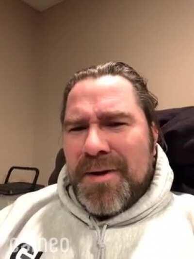 Roger Clark rickrolling someone